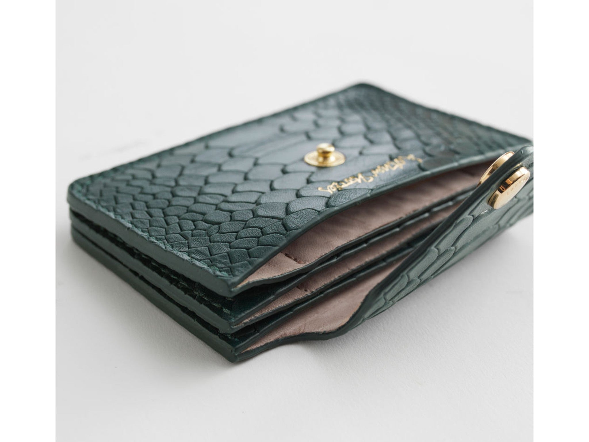 Women's leather card deals case